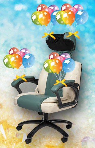 офисное массажное кресло в подарок